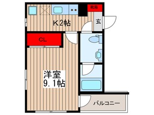 アール・デ・ココ東向島の物件間取画像